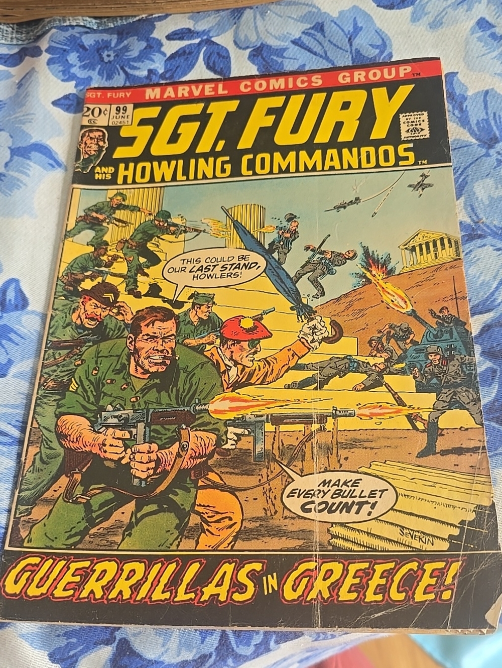 Sgt. Fury and his Howling Commandos #99 Marvel 1972 Comic